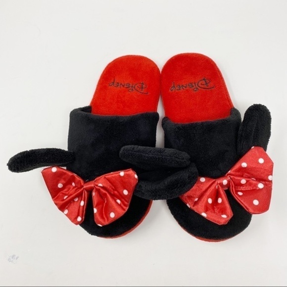 Disney Minnie Mouse Slippers Women’s L/XL - Picture 2 of 6